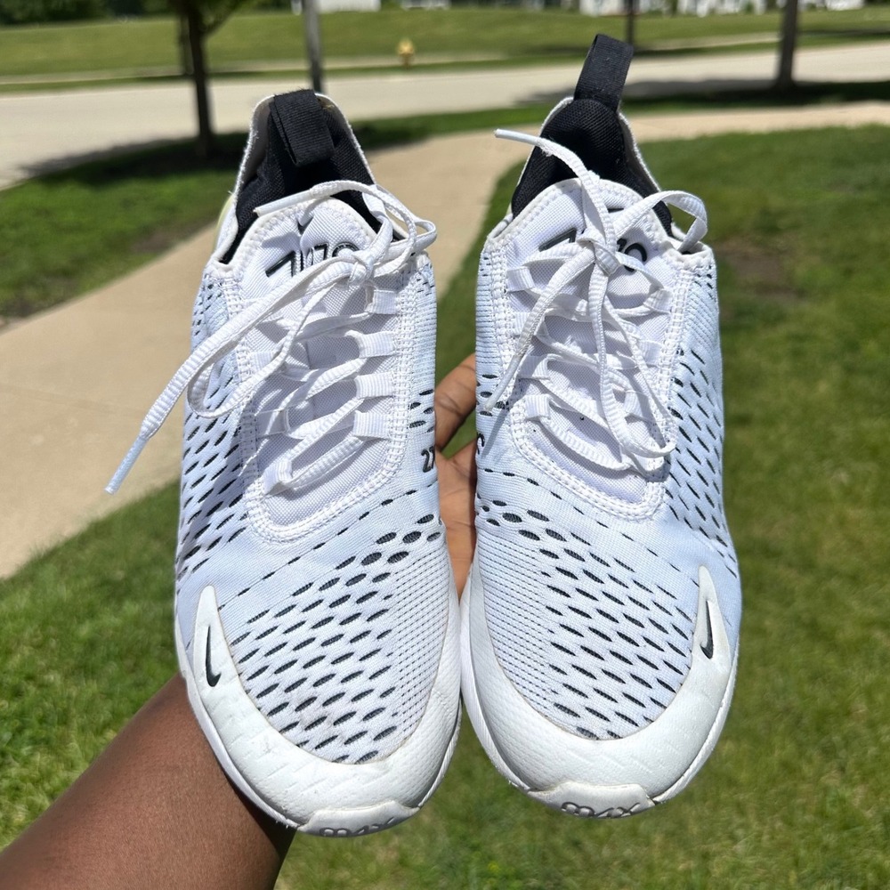 Nike Air Max 270 Women's Athletic Shoes Size 9 White - Picture 4 of 10